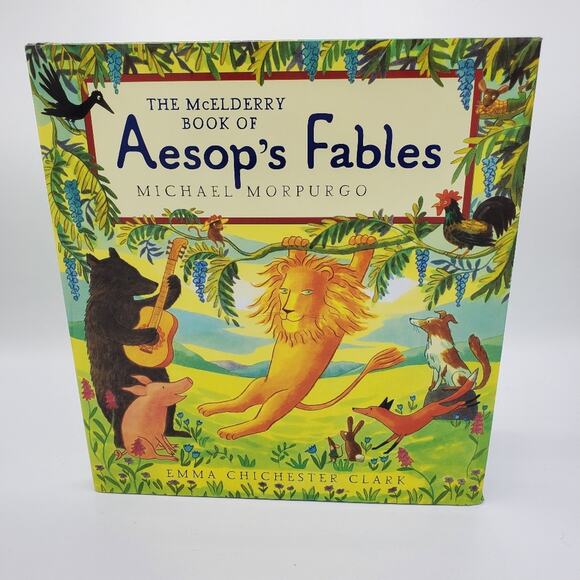 The McElderry Book Of Aesop's Fables Collection Hardback Dust Cover Storybook - Picture 2 of 7